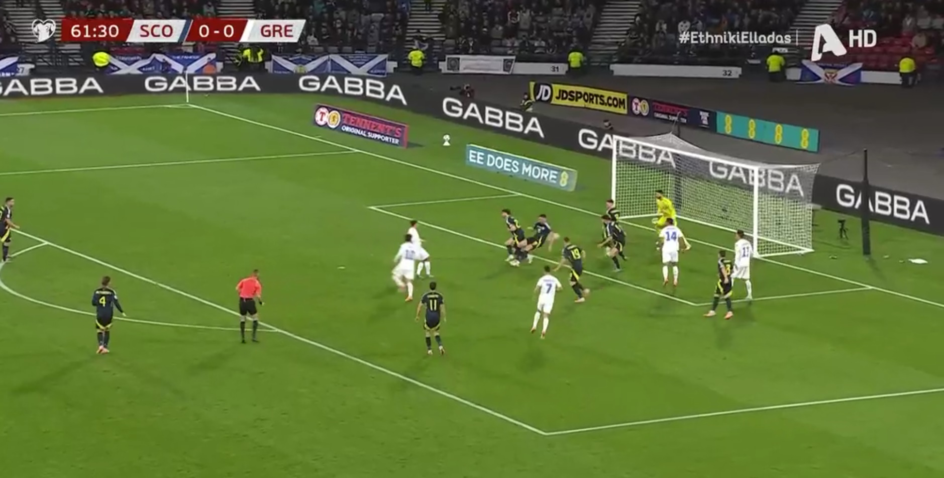 Υπέροχο γκολ από την Εθνική κόντρα στην Σκωτία! (vid)