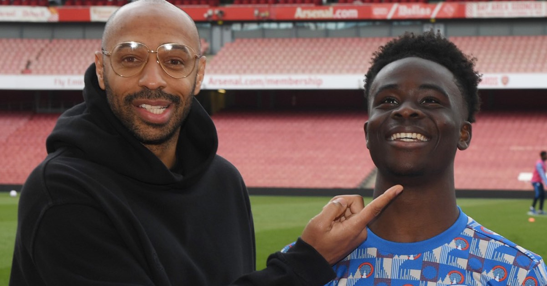 Ο Ανρί έστειλε το πιο ωραίο μήνυμα στον Σάκα, μετά το τελευταίο του κατόρθωμα! (pic)