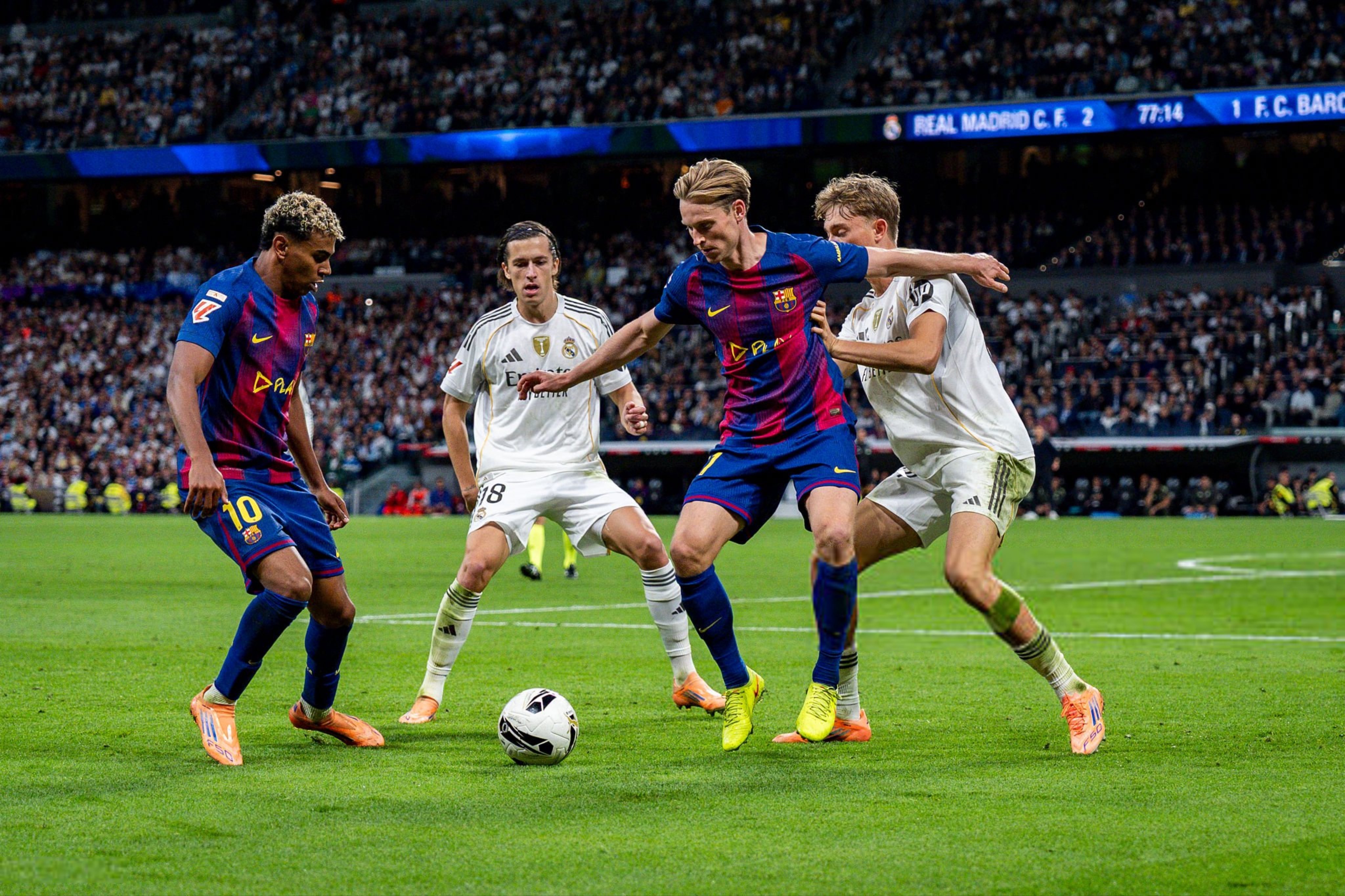 Η Μπαρτσελόνα κέρδισε συντριπτικά τη Ρεάλ Μαδρίτης στην… κατοχή