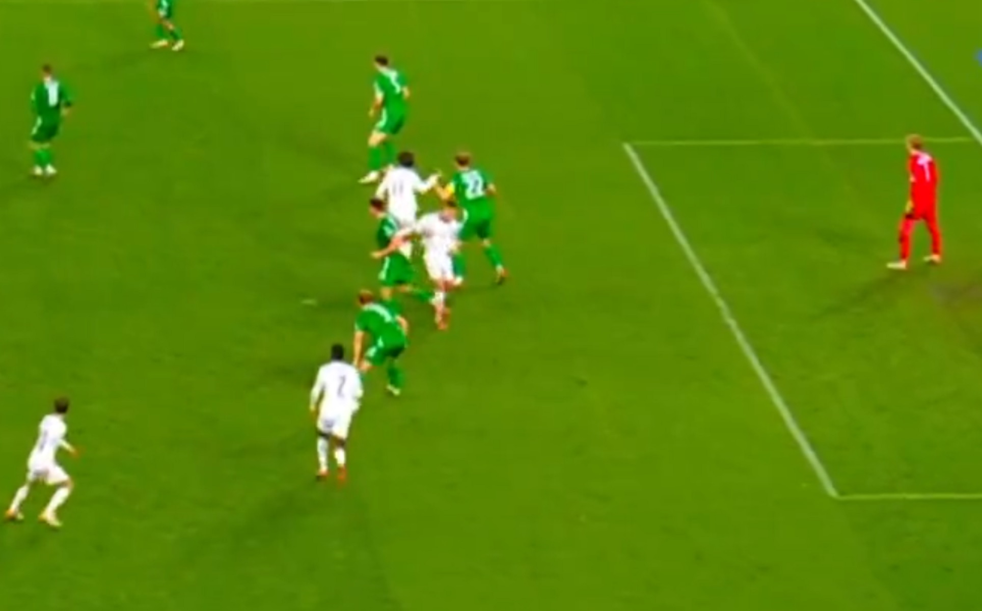 H απευθείας κόκκινη κάρτα του Κριστιάνο στο Ιρλανδία – Πορτογαλία (vid)