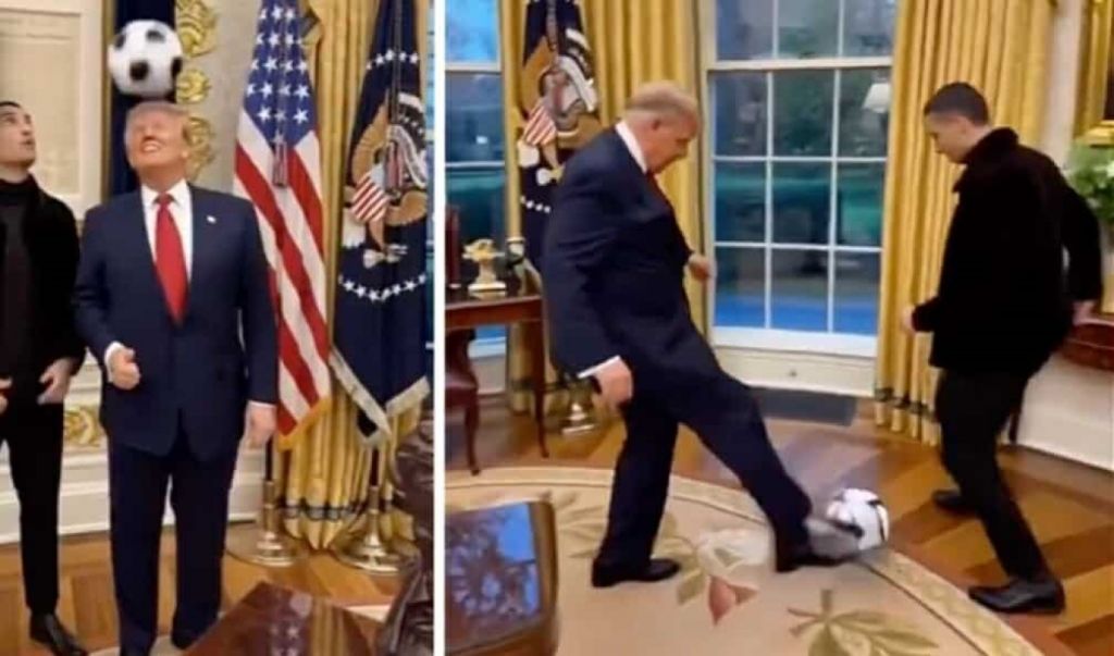Κριστιάνο: Το ΑΙ δημιούργησε το απόλυτο βίντεο – Παίζει ποδόσφαιρο με τον Τραμπ (vid)